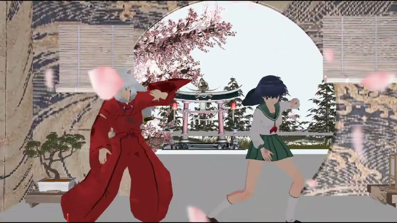 inuyasha Kagome mmd
