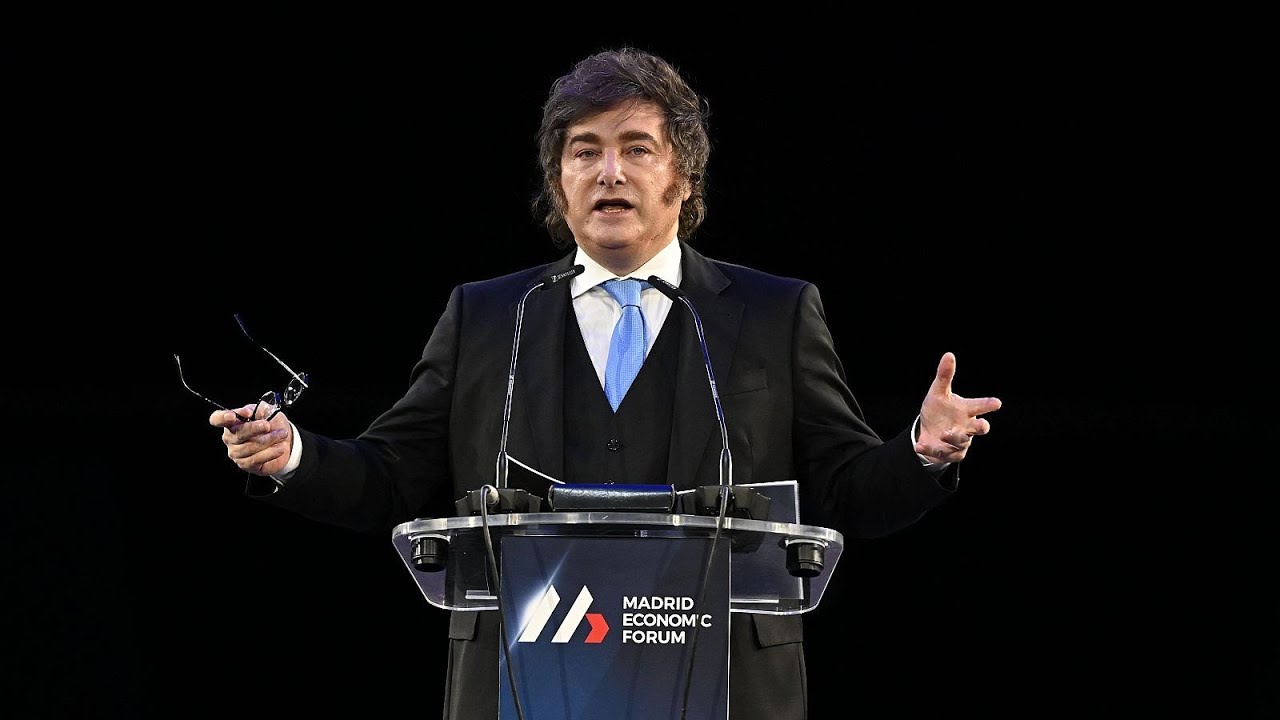 Clausura del Madrid Economic Forum 2026 por Javier Milei.