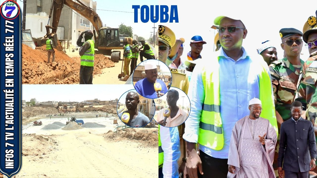 TOUBA: préparation hivernage les travaux d'assainissement évoluent à un rythme satisfaisant...