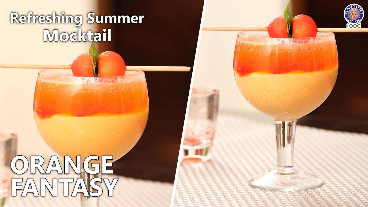 Quick & Refreshing Orange Fantasy | Summer Special Mocktail | Non-Alcoholic Party Drink | Chef Ruchi