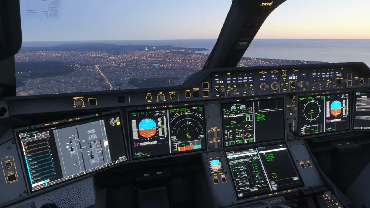 MSFS 2024 | Ethiopian A350 Sunset Landing | Zanzibar | HTZA