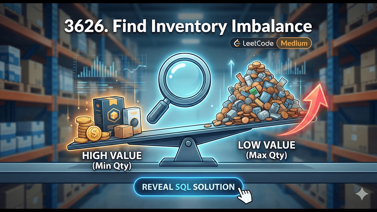 SQL Interview Question | Inventory Imbalance Analysis using CASE, GROUP BY & Aggregates