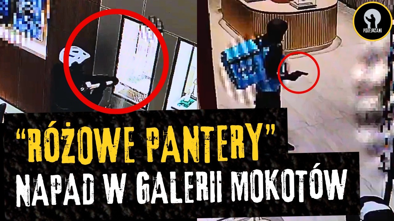 Przełom po napadzie w Galerii Mokot&oacute;w. To &bdquo;R&oacute;żowe Pantery&rdquo;