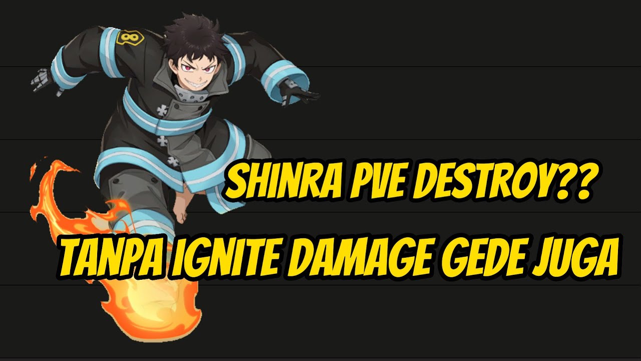 Shinra PVE Bagus Juga, Sering Diremehkan tapi damage gede Banget - Seven Deadly Sins