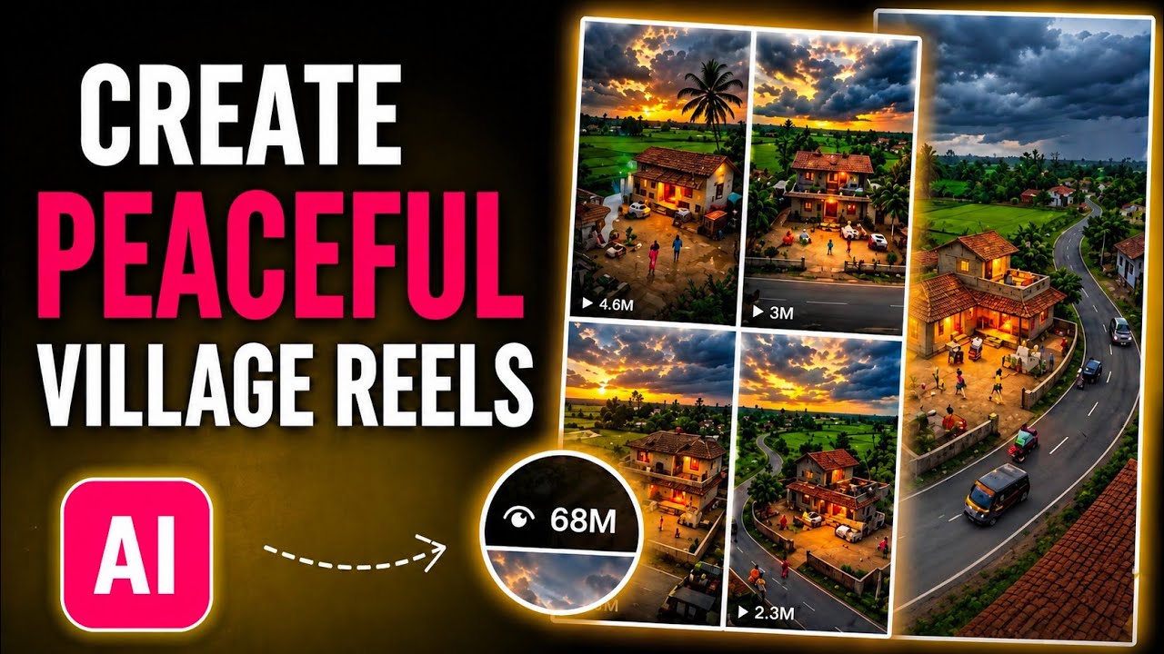 Create Viral 4K Ai Art Reels: | How To Make Peaceful Ai Art Reels | Ai Art Reels Video Editing