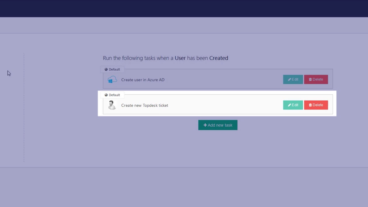 HelloID Azure AD actions