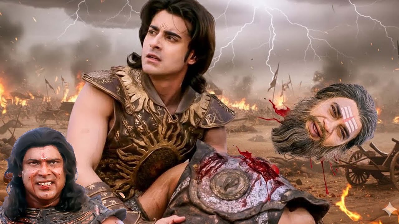 महायुद्ध मे भीम ने छल से गुरु द्रोणाचार्य का किया वध | Suryaputra Karn | Maha Episode | 2025
