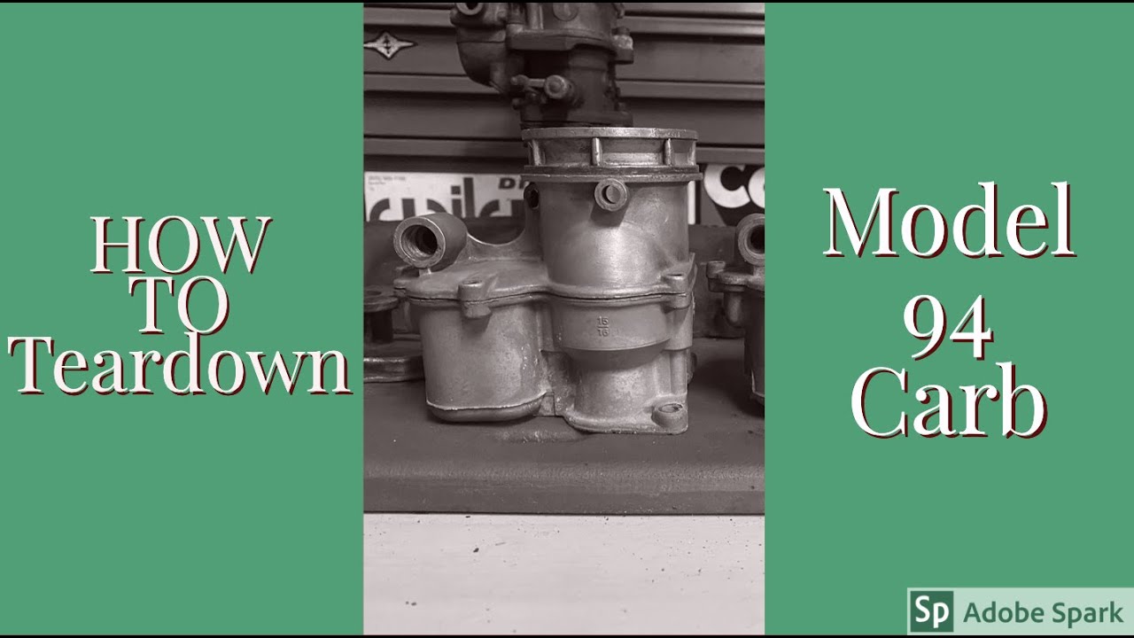Model 94 Carburetor Rebuild Part 1. Disassembly