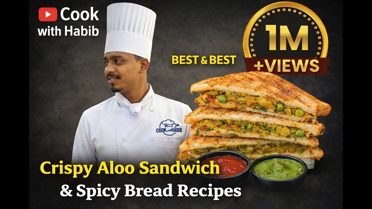 Crispy Aloo Sandwich Recipe | Street Style Potato Sandwich #foodforfoodies  #cooking