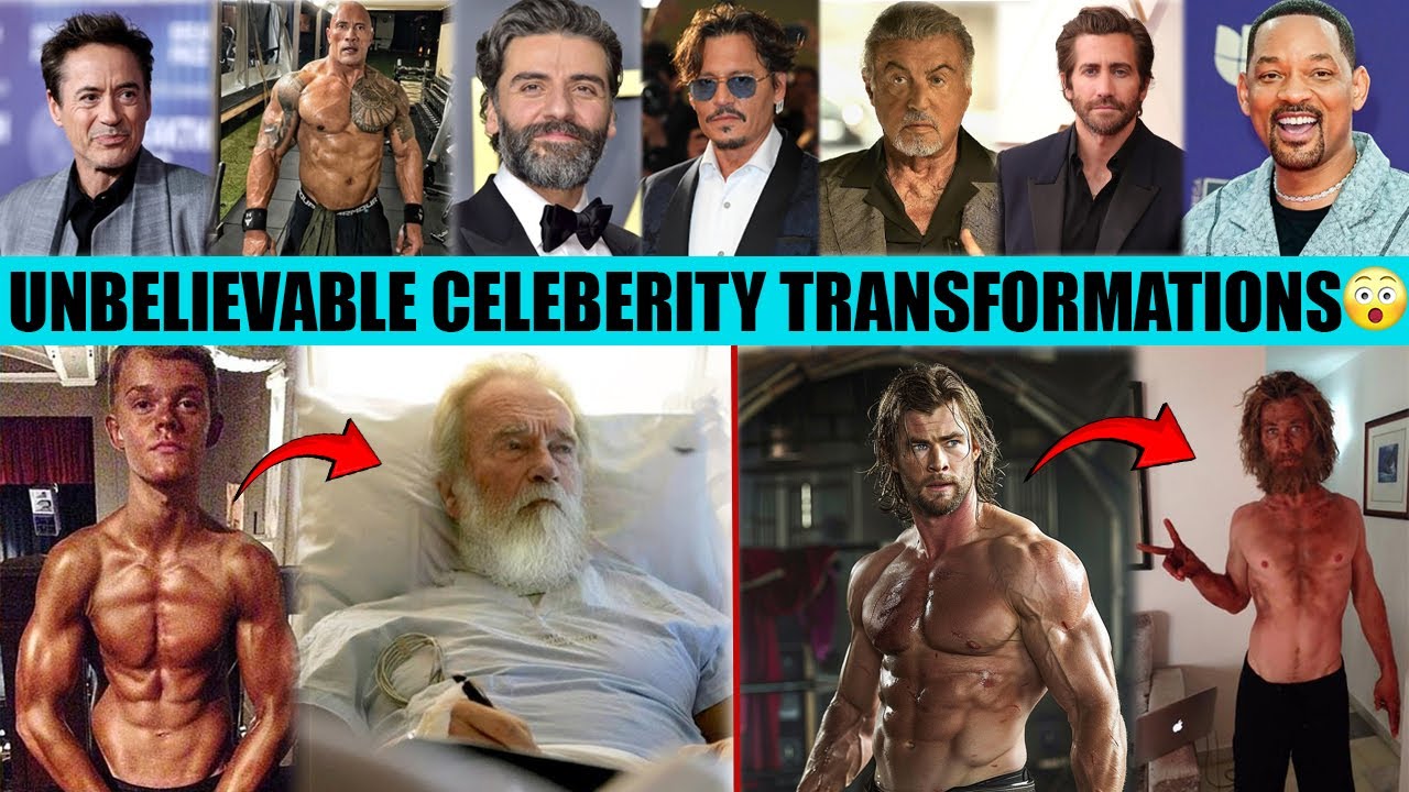 50 Hollywood Male Celebrity Transformations That Will Leave You Speechless