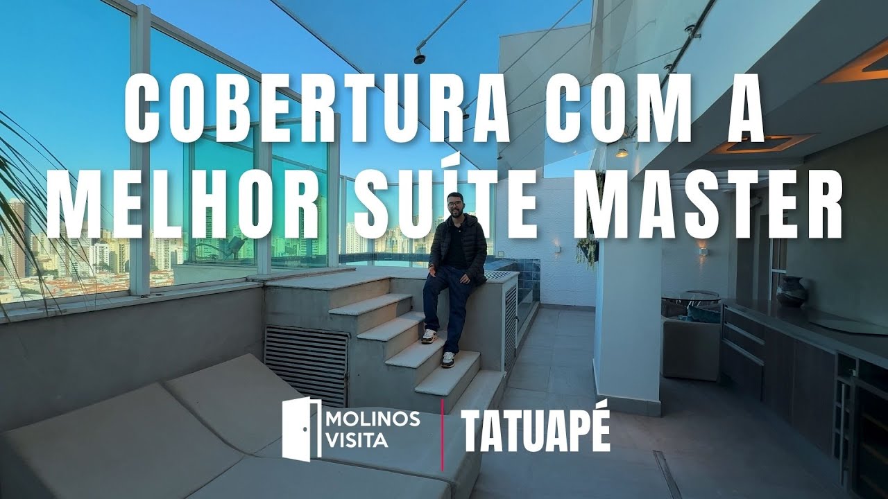 COBERTURA TOPHOUSE DE LUXO COM A SUÍTE MASTER MAIS IMPRESSIONANTE DO TATUAPÉ! | MC5425