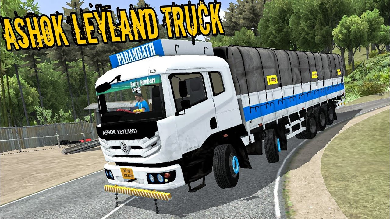 Bus Simulator Indonesia | Driving Ashok Leyland Bs.6 Truck 🚛 Bussid Gameplay ✅