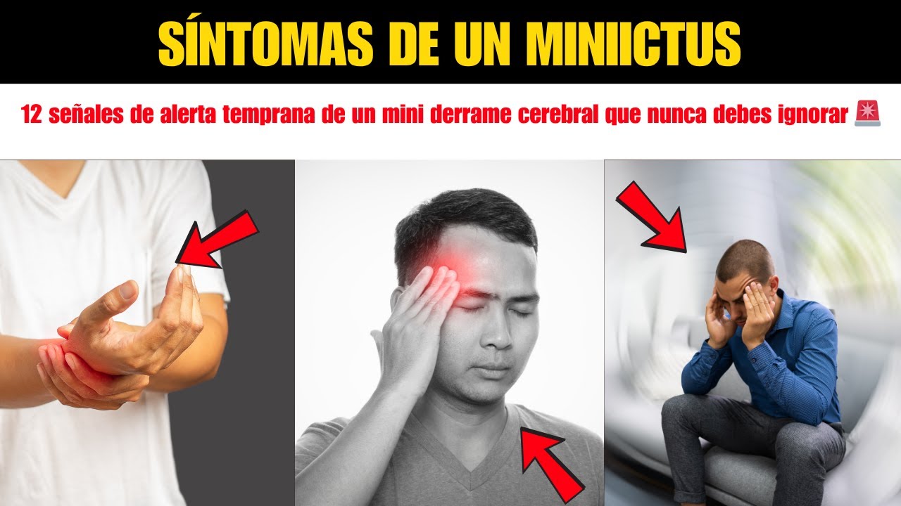 12 se&ntilde;ales de alerta temprana de un mini derrame cerebral que nunca debes ignorar 🚨