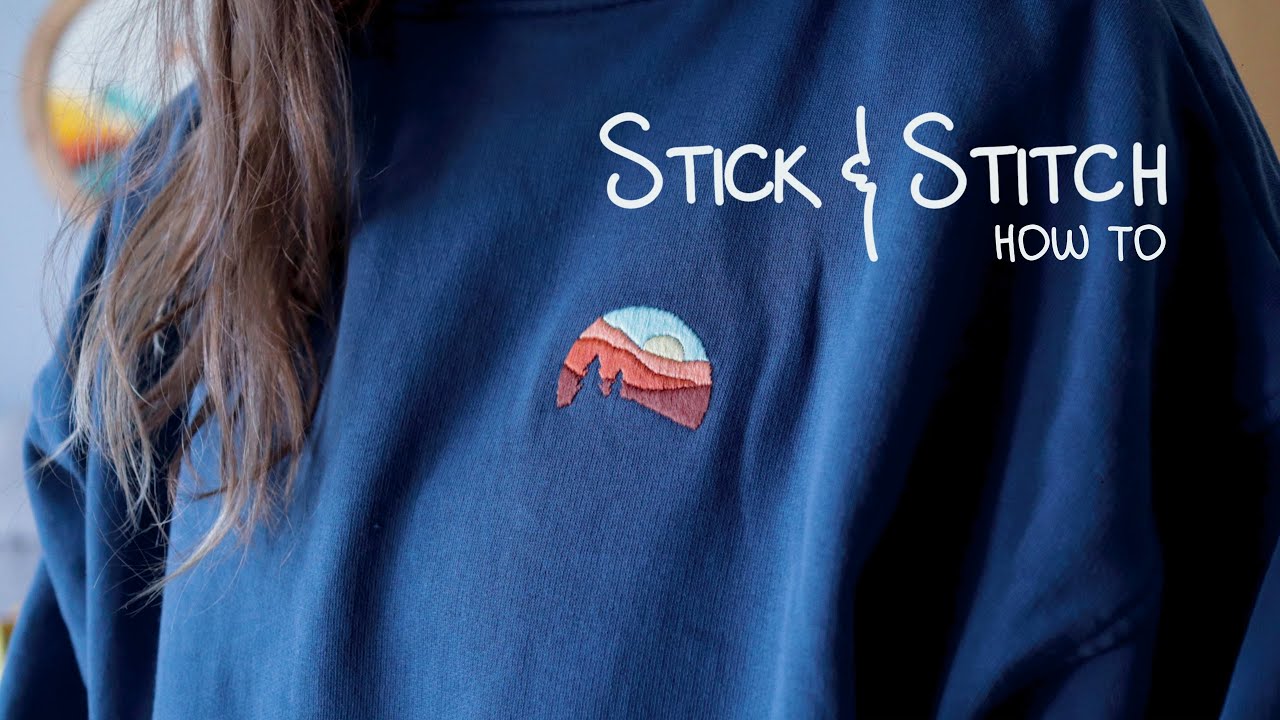 Как вышивать на одежде: пошаговое руководство по технике «Stick & Stitch»