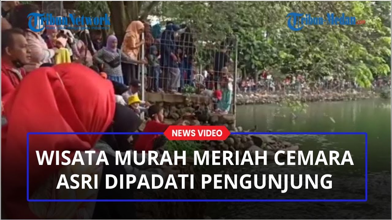 Wisata Murah Meriah Kolam Ikan di Cemara Asri Percutseituan Dipadati Pengunjung