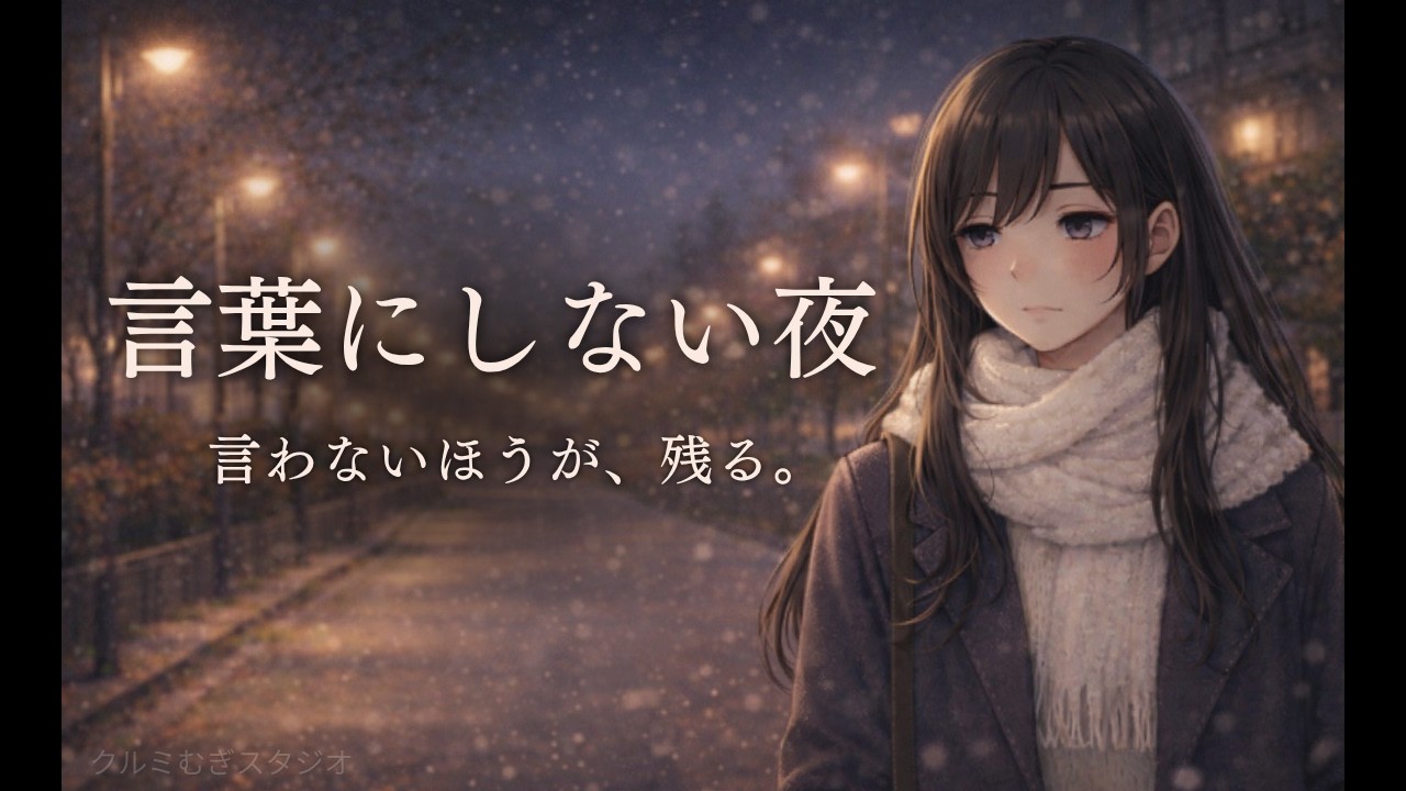 言葉にしない夜