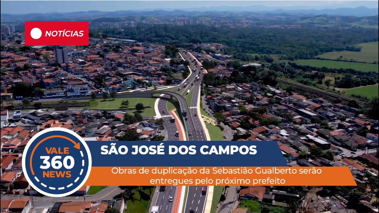 Obras de duplicação da Sebastião Gualberto serão entregues pelo próximo prefeito de São José