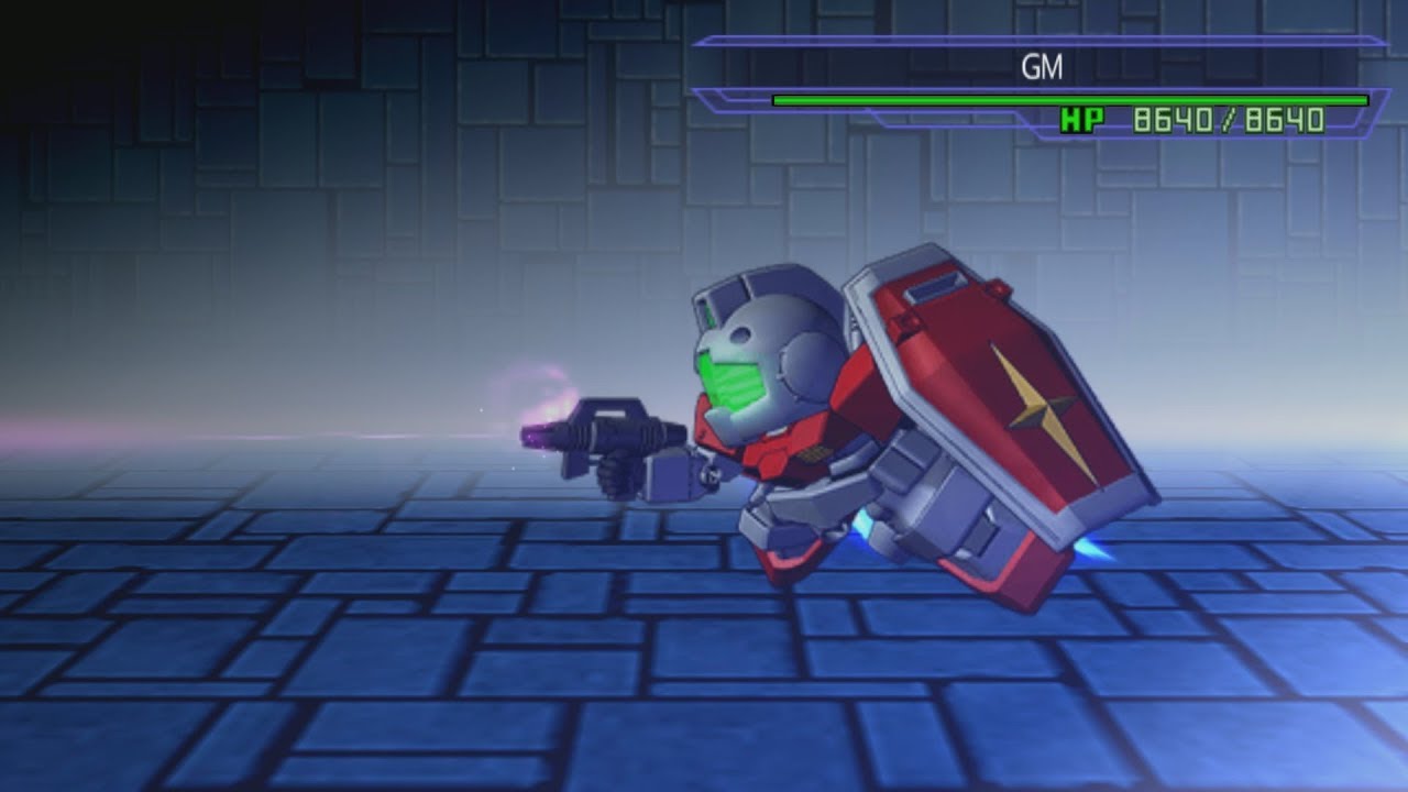 SD Gundam G Generation Overworld - GM All Ver. Attacks