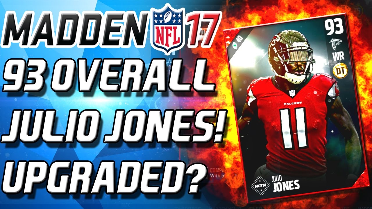 95 OVERALL JULIO JONES? MAN OF THE MONTH! 300 YARD GAME! - Madden 17 Ultimate Team
