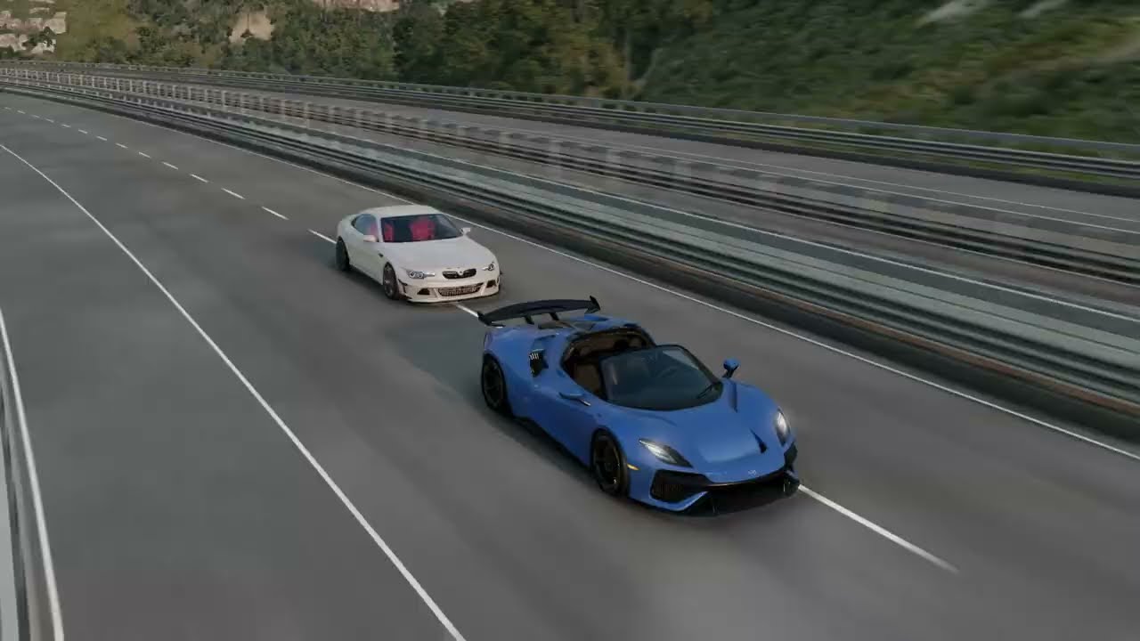 The trailer of Forza Horizon 4 in BeamNG