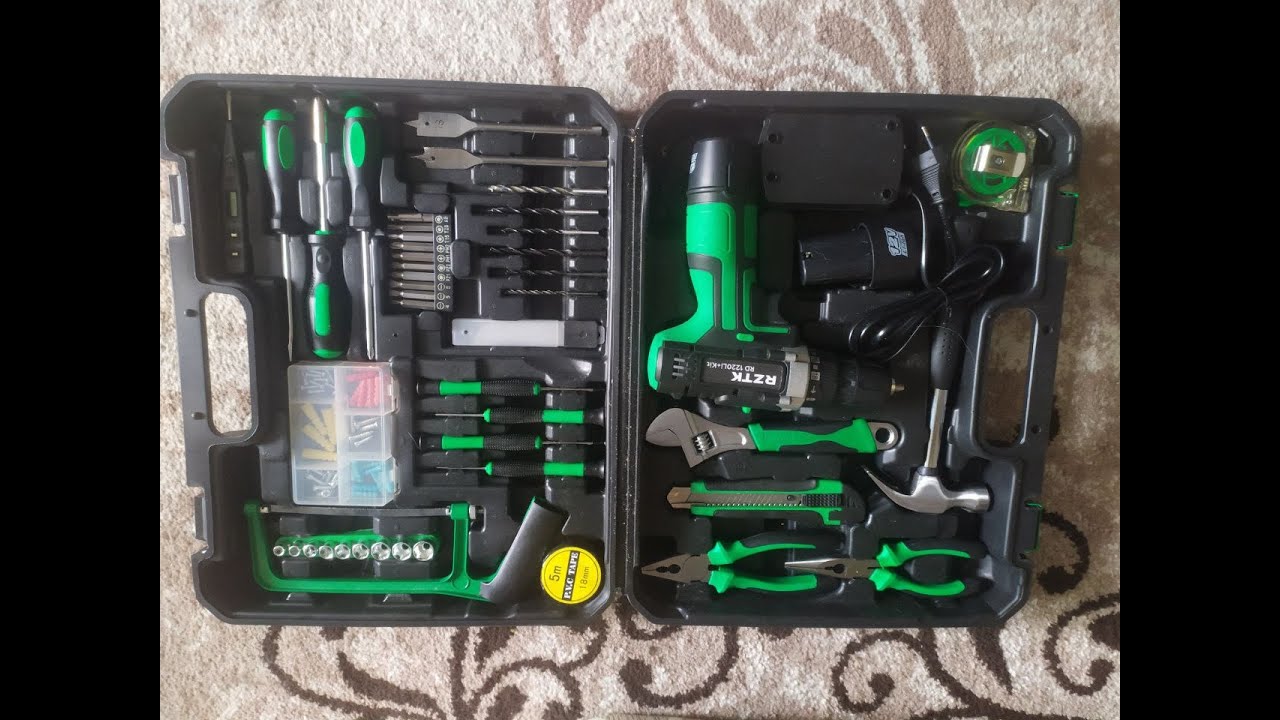 Дрель-шуруповерт аккумуляторный RZTK RD 1220Li + KIT