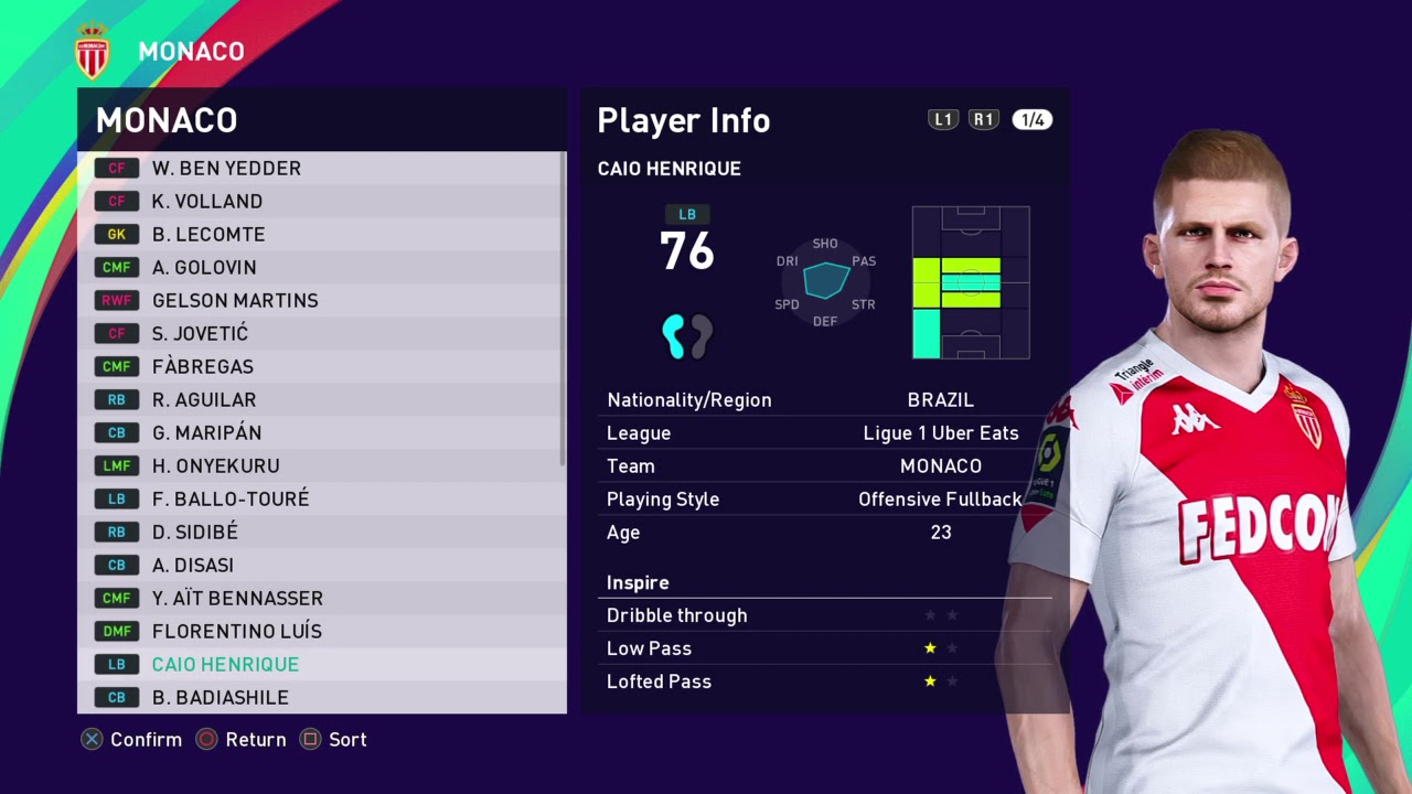 eFootball PES 2021 AS MONACO BASE COPY