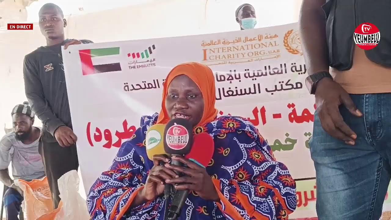 Remise de dons à l'association des handicapés de Yeumbeul Nord par l'ONG I.C.O