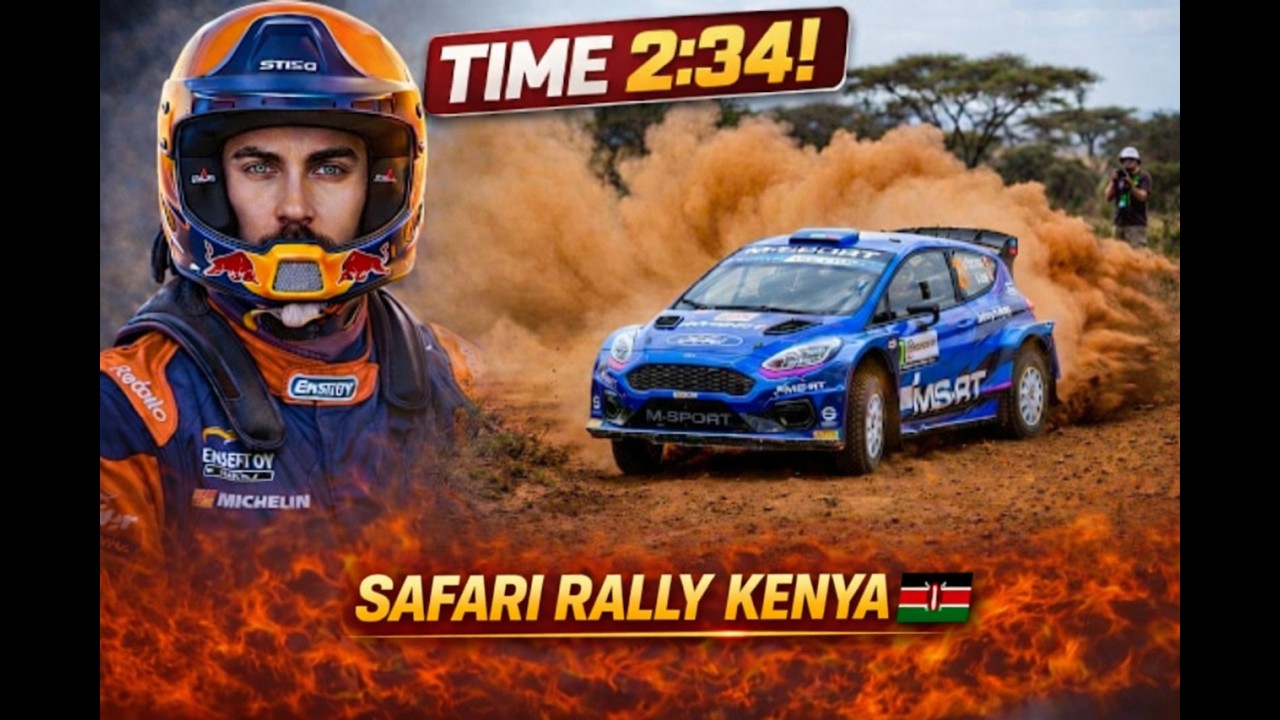 2:34 en Safari Rally Kenya 🇰🇪 | Ford Fiesta Rally2 POV