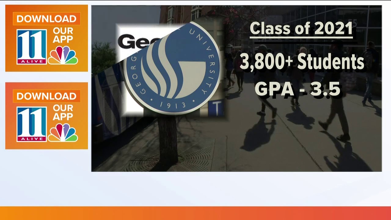 Would you be able to get into UGA, Tech, GSU today?