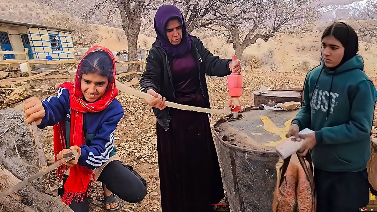 The Hard Life of Fariba and Her Daughters: A Busy Day for Nomads