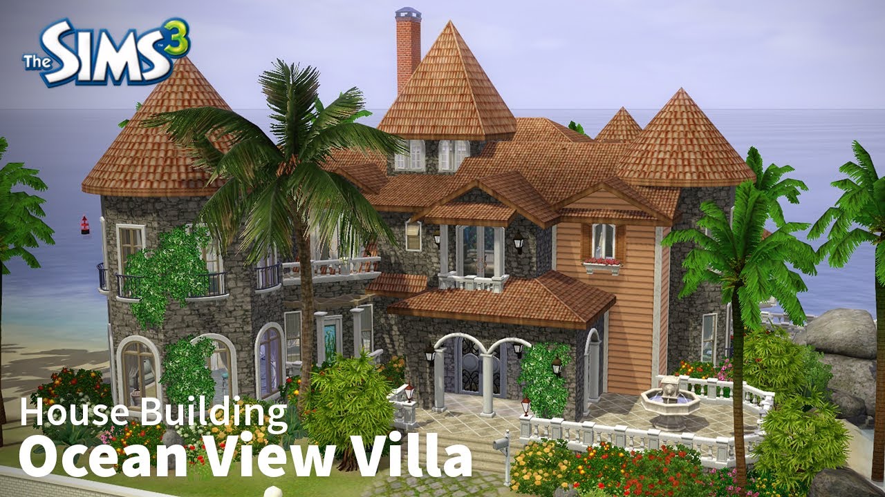 Вилла с видом на океан | Строительство дома в The Sims 3