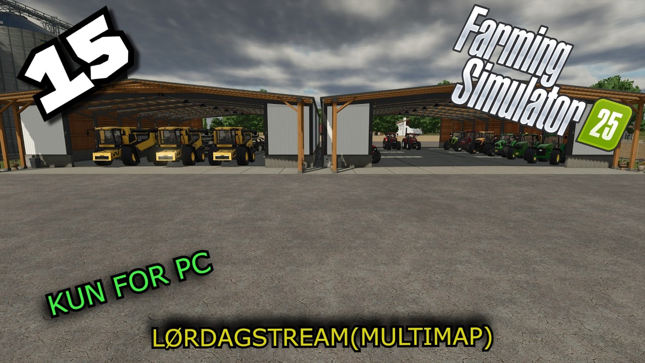 Farming simulator 2025 livestream alle på pc kan være med. (Multiplayer) Episode 15