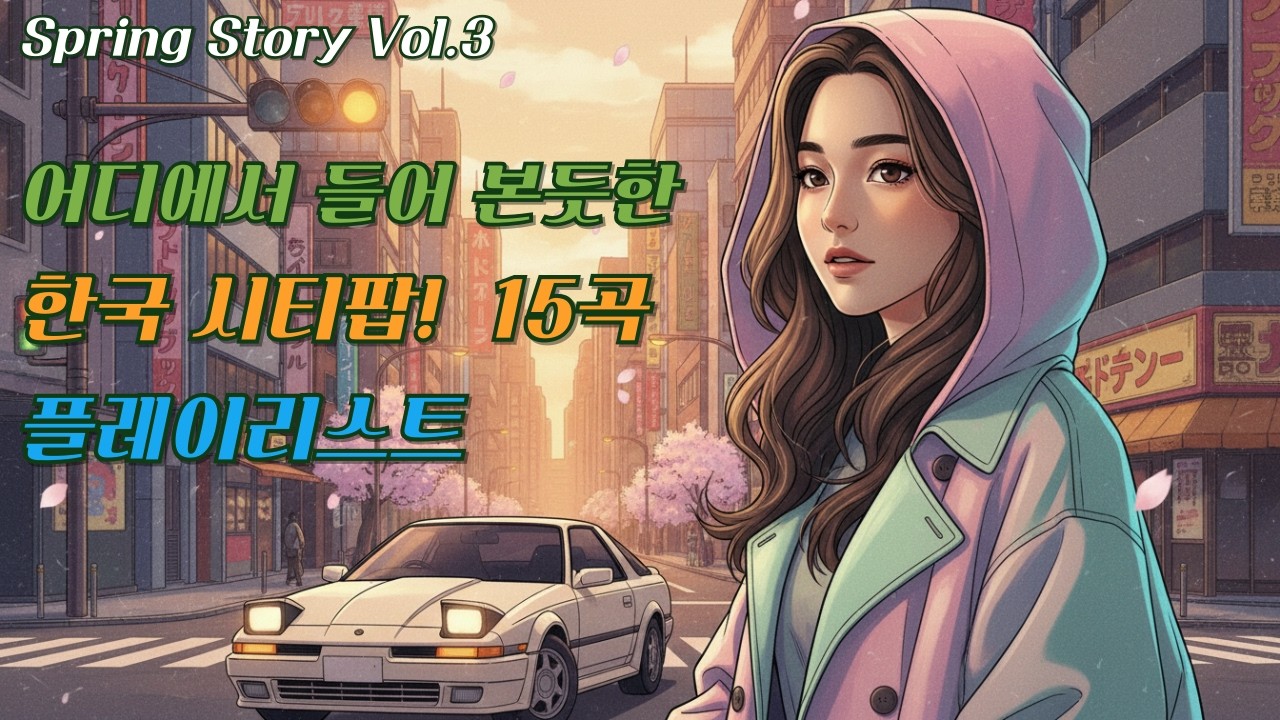 [Playlist] 따스한 봄날, 한강 둔치에서 듣기 좋은 감성 시티팝 🏙️ | K-시티팝 15곡 Vol.3