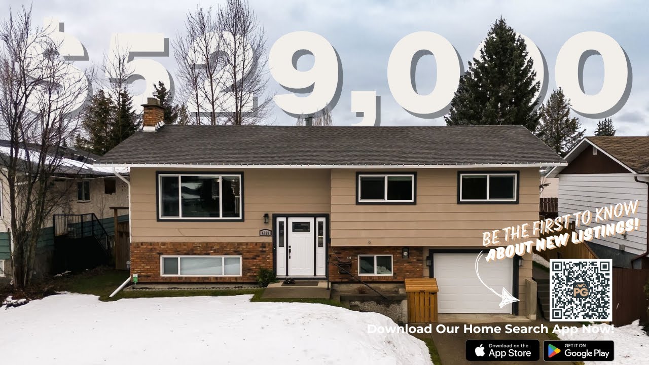 Move-In Ready Family Home in Prince George | 4366 Baxter Ave | 4 Bed, 3 Bath