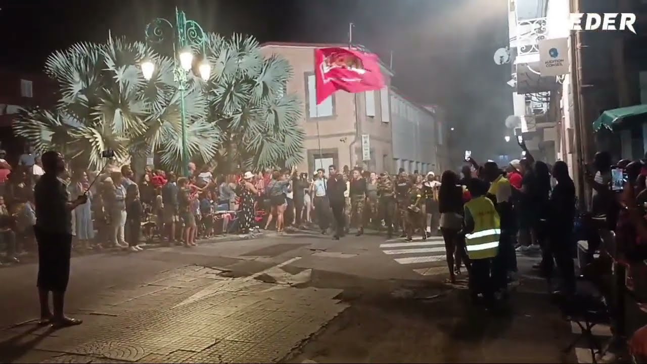 Déboulé VOUKOUM la répression. groupe à po.