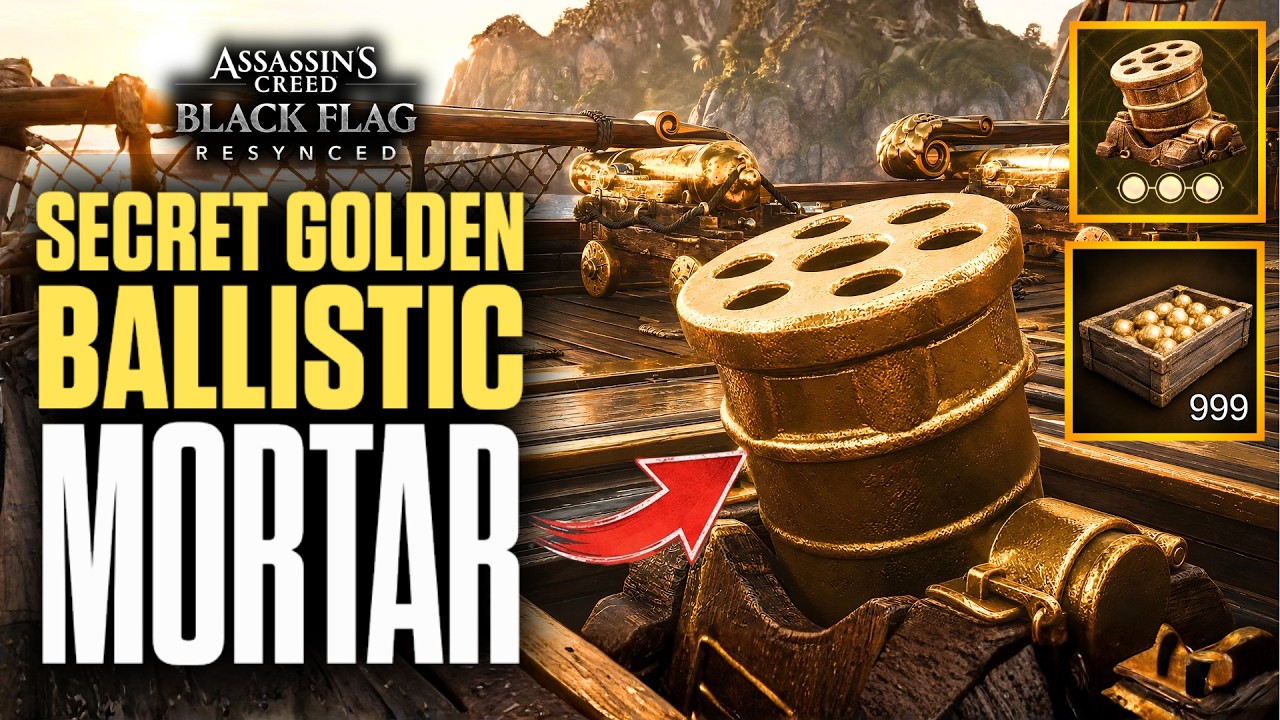 DONT MISS THE HIDDEN GOLDEN MORTAR ultimate plan + DEADMAN'S COHORT MORTAR In AC Black Flag Resynced