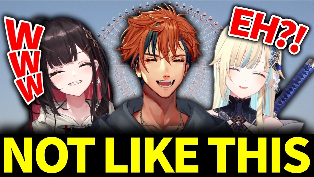 Roberu Tried to Kiss His Date on a Ferris Wheel, But He’s Afraid of Heights💀【Aizawa Ema/Hizuki Yui】
