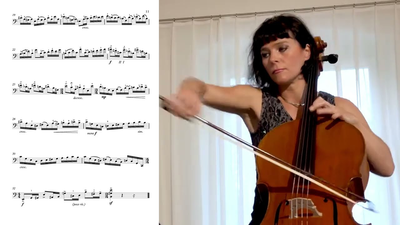 Jaroslaw Netter: Suite für Violoncello solo (2013/14), 3. Courante