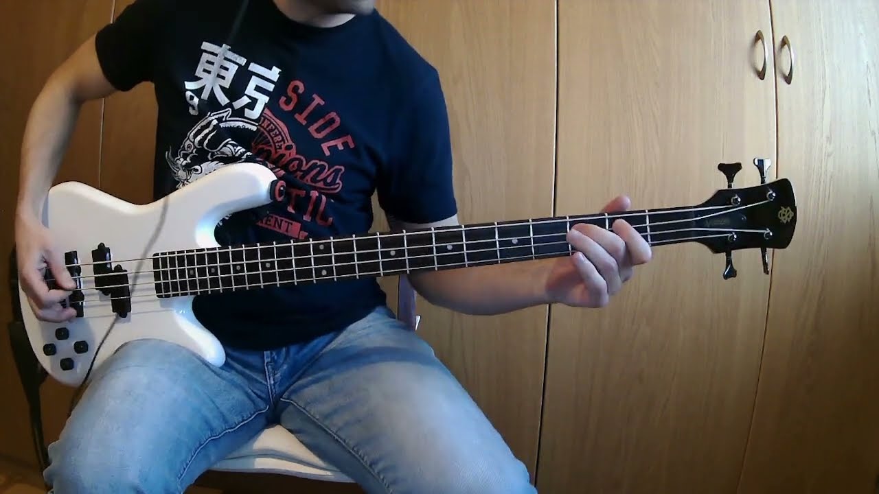Skid Row - In A Darkned Room - Bass Cover
