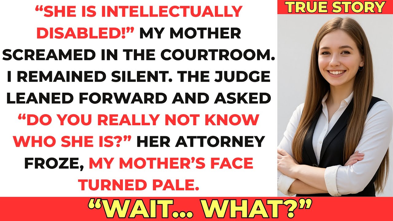 In Court, My Mom Screamed “She Is An Embarrassment” Until The Judge Leaned Forward And Asked…