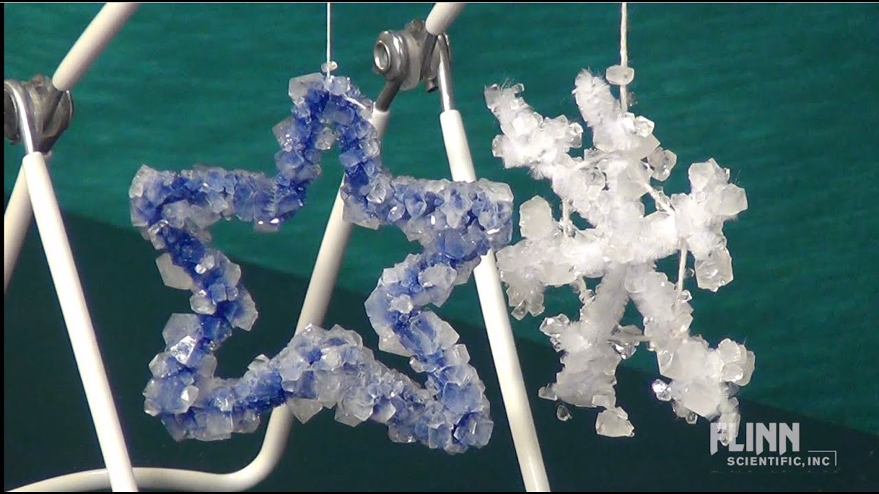 Borax Crystal Ornaments