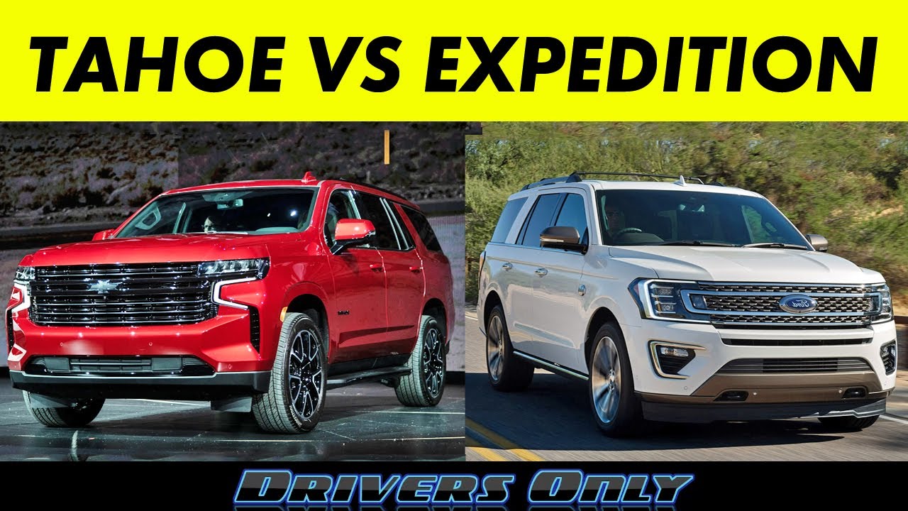 2021 Chevy Tahoe vs 2020 Ford Expedition