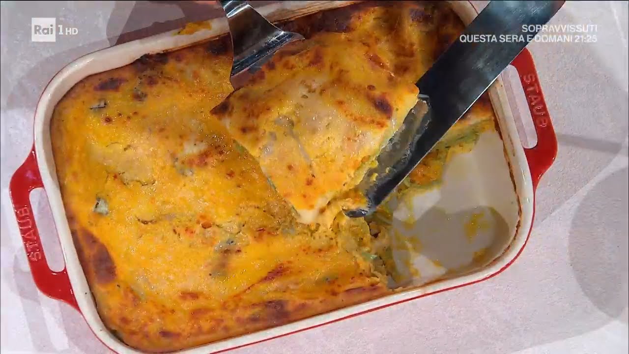 Lasagne verdi zucca e gorgonzola -  È sempre mezzogiorno - 31/10/2022