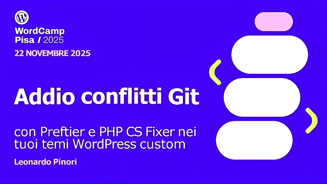 Addio conflitti Git con Prettier e PHP CS Fixer nei tuoi temi WordPress custom