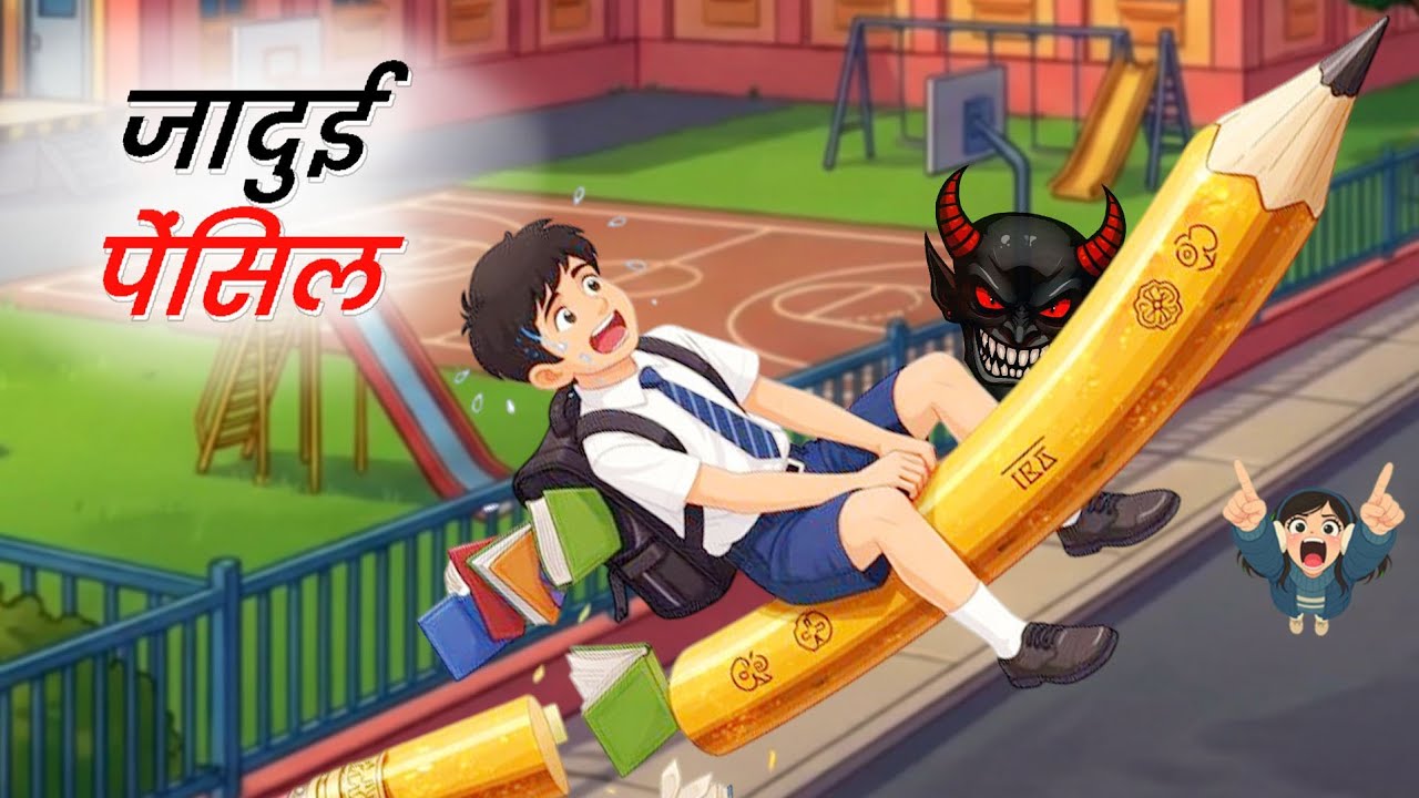 जादुई पेंसिल का कहर! ✏️😱 | Hindi Cartoon Story 🔥