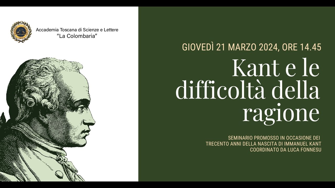 Kant e le difficoltà della ragione
