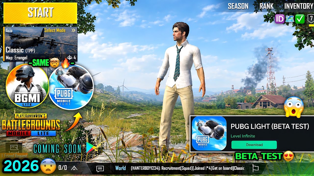 🥶PUBG/Bgmi Light Beta Test!😍Update 2026 | PUBG/Bgmi Lite Old Back?🤯💯 Update 2026 🔥
