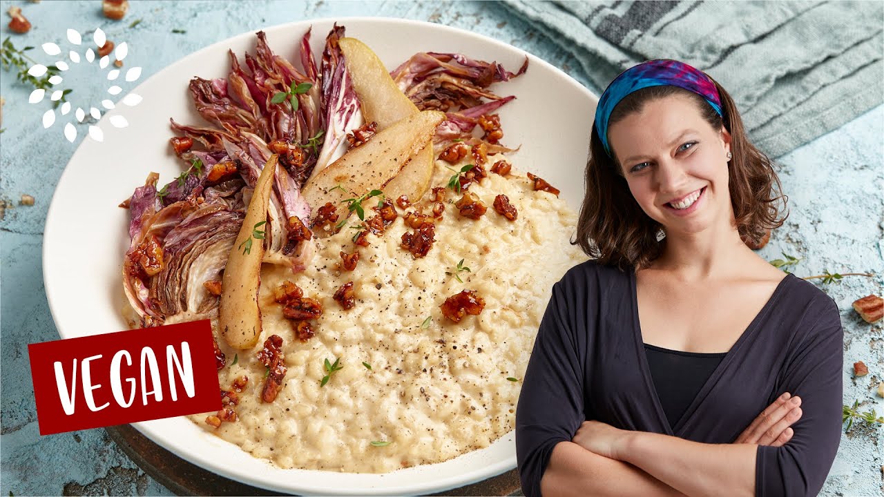 SÜSS-BITTER ✨  | Risotto mit Radicchio und Birnen