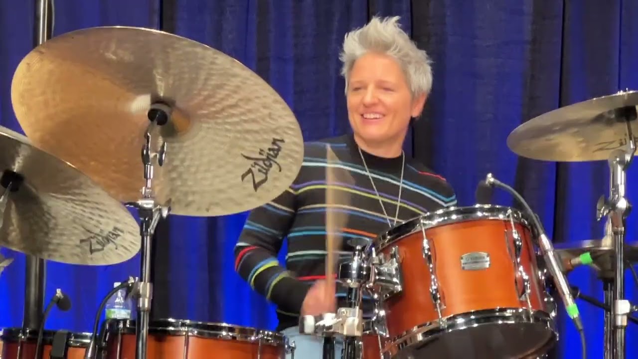 Allison Miller's Jazz Drumset Clinic: Melodic Practicing   Live Pasic 22   Sonny Rollins
