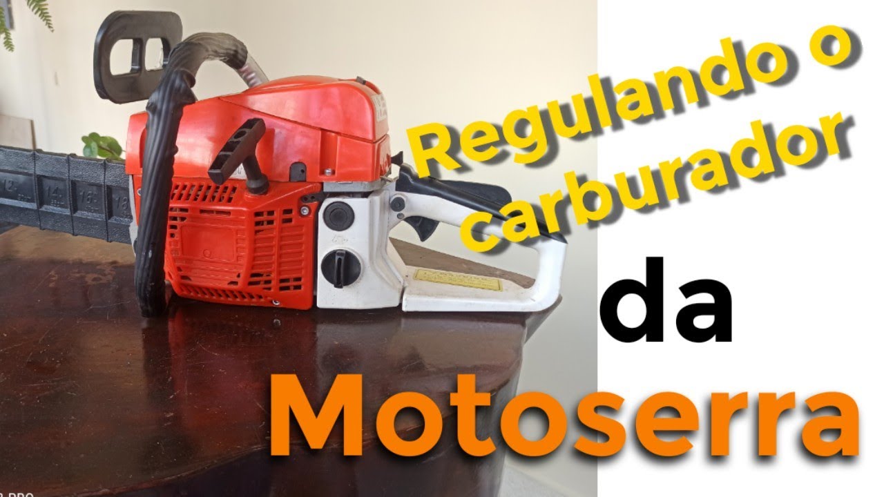 Como regular o carburador da motosserra Branco, Toyama, kawashima, Tekna, T-MAKER, stihl e outras.